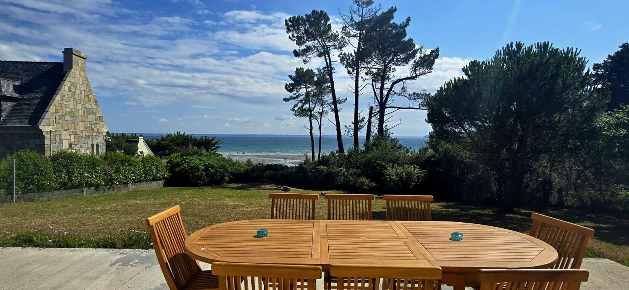 Maison Vue Mer Crozon - Jacuzzi - Sauna Buitenkant foto